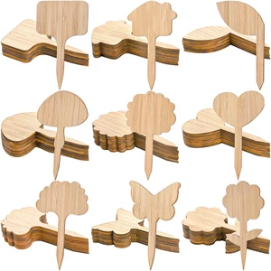 90 Pack 9 Styles Bamboo Plant Labels, Wood Plant Name Stakes Seedling Label Sticks, Garden Plant Tags for Indoor & Outdoor Plants 90 Pack 9 Styles Bamboo Plant Labels, Wood Plant Name Stakes Seedling Label Sticks, Garden Plant Tags for Indoor & Outdoor Plants