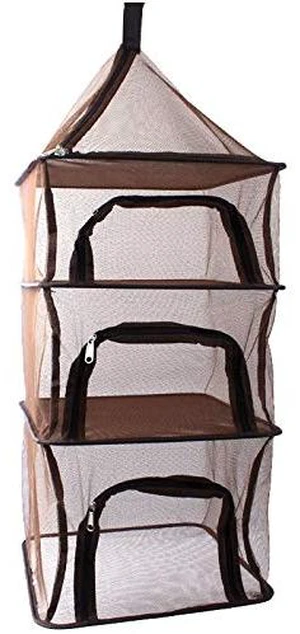 Camping Dry Net-4 Layer Outdoor Hanging Foldable Drying Rack, Camping Organizer Mesh Dryer Storage for Home Picnic BBQ Tableware/Dishes/Food/Vegetables/Fruit/Clothing Camping Dry Net-4 Layer Outdoor Hanging Foldable Drying Rack, Camping Organizer Mesh Dryer Storage for Home Picnic BBQ Tableware/Dishes/Food/Vegetables/Fruit/Clothing