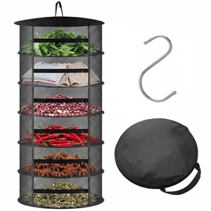 6 Layer Camping Drying Rack, 23.6 x 51 Extra Tall Herb Drying Net with Storage Bag, Outdoor Hanging Foldable Mesh Organizer for Herbs, Flowers, Clothing & Food 6 Layer Camping Drying Rack, 23.6 x 51 Extra Tall Herb Drying Net with Storage Bag, Outdoor Hanging Foldable Mesh Organizer for Herbs, Flowers, Clothing & Food