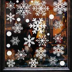 321pcs Christmas Window Decals - 9 Sheets of Snowflakes, Winter & Holiday Designs for Glass Windows 321pcs Christmas Window Decals - 9 Sheets of Snowflakes, Winter & Holiday Designs for Glass Windows