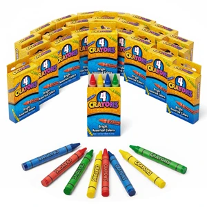 Bulk Crayons (576 Count) Party Favors & Classrooms, 144 Packs of 4 Colors | Individually Wrapped Packs of 4 Non-Toxic Coloring Crayons for Schools, Teachers, Restaurants, Student Rewards, Goodie Bags Bulk Crayons (576 Count) Party Favors & Classrooms, 144 Packs of 4 Colors | Individually Wrapped Packs of 4 Non-Toxic Coloring Crayons for Schools, Teachers, Restaurants, Student Rewards, Goodie Bags