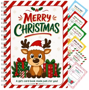 Merry Christmas Gift Card Book For Teens, Christmas Gift Card Holder Book | Christmas Gift Card Book For Adults, Kids, Teens; 5x7in Easy to Gift, Gift Arrives Before Christmas Merry Christmas Gift Card Book For Teens, Christmas Gift Card Holder Book | Christmas Gift Card Book For Adults, Kids, Teens; 5x7in Easy to Gift, Gift Arrives Before Christmas