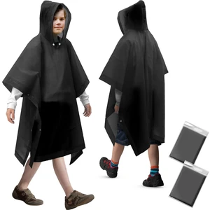 2 Pack Reusable Rain Poncho Kids, Waterproof Hooded Coat Boys & Girls | Lightweight Emergency Ponchos,Side Snap Closure Easy on & off,Tear-Resistant & Durable Fabric, Compact & Portable for Outdoor 2 Pack Reusable Rain Poncho Kids, Waterproof Hooded Coat Boys & Girls | Lightweight Emergency Ponchos,Side Snap Closure Easy on & off,Tear-Resistant & Durable Fabric, Compact & Portable for Outdoor