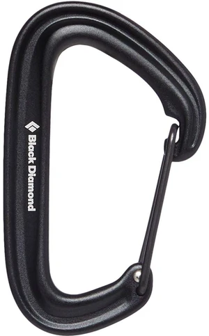 LiteWire Carabiner, Hot-Forged Wiregate, Black (Single) | hot-forged construction, keylock nose for snag-free clipping, for belays, anchors, rappels, gym, sport, and trad climbing LiteWire Carabiner, Hot-Forged Wiregate, Black (Single) | hot-forged construction, keylock nose for snag-free clipping, for belays, anchors, rappels, gym, sport, and trad climbing