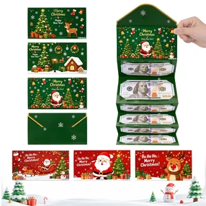 New 6Pcs Christmas Money Holders for Cash & Gift Card Holders | Christmas Cash Gift Envelopes 6 Slots, Self-sealing Design, No Extra Envelope Surprise Gifts Card Cash Holders Xmas Party New 6Pcs Christmas Money Holders for Cash & Gift Card Holders | Christmas Cash Gift Envelopes 6 Slots, Self-sealing Design, No Extra Envelope Surprise Gifts Card Cash Holders Xmas Party