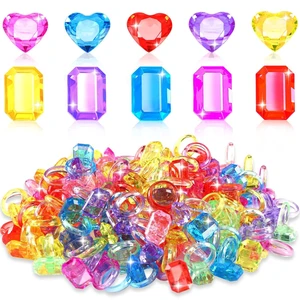 120Pcs Acrylic Gem Rings Colorful Princess Birthday Party Favors | Safe Smooth Acrylic, Adjustable Easy Wear, 120Pack Vibrant Jewel Assortment, Princess Dress Up Goodie Bag Filler 120Pcs Acrylic Gem Rings Colorful Princess Birthday Party Favors | Safe Smooth Acrylic, Adjustable Easy Wear, 120Pack Vibrant Jewel Assortment, Princess Dress Up Goodie Bag Filler