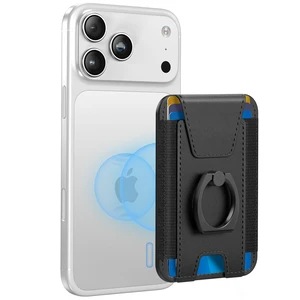 for Magsafe Wallet with Grip, 6-Card Holder; Stronger Magnetic Phone Wallet | Magnetic Card Wallet Holder for iPhone 17/16/15/14/13/12 Series, Privacy Flap, RFID Blocking, Black for Magsafe Wallet with Grip, 6-Card Holder; Stronger Magnetic Phone Wallet | Magnetic Card Wallet Holder for iPhone 17/16/15/14/13/12 Series, Privacy Flap, RFID Blocking, Black