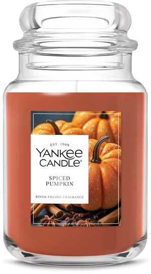 Spiced Pumpkin Scented Candle, 22oz Large Jar | Up to 150 Hour Burn Time, Room Filling Fragrance, Long-Lasting Scent, Premium Plant Wax Blend, Consistent Burn, Giftable Spiced Pumpkin Scented Candle, 22oz Large Jar | Up to 150 Hour Burn Time, Room Filling Fragrance, Long-Lasting Scent, Premium Plant Wax Blend, Consistent Burn, Giftable