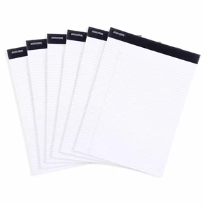 White Legal Pads Ruled Notepads and Micro-Perforated Sheets, Ideal for Writing, Note-Taking & Creativity, Office, or Professional Use, Basic Pad 6 pack, 8.5"x11" (Narrow Ruled) White Legal Pads Ruled Notepads and Micro-Perforated Sheets, Ideal for Writing, Note-Taking & Creativity, Office, or Professional Use, Basic Pad 6 pack, 8.5"x11" (Narrow Ruled)
