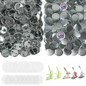200 Sets (800 Pcs Total) 1 in Button Maker Supplies, 25mm / 0.98 inch Button Supplies Buttons Parts, 0.98 inch Metal Blank Badge Parts with Blank Paper for Buttons Maker Machine Pin Maker 200 Sets (800 Pcs Total) 1 in Button Maker Supplies, 25mm / 0.98 inch Button Supplies Buttons Parts, 0.98 inch Metal Blank Badge Parts with Blank Paper for Buttons Maker Machine Pin Maker