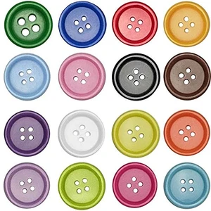 100pcs Resin Button Solid Color 4Holes Craft Clothe Sewing Card Making Sweater Shirt (Multi-Color, 1"(25mm)) 100pcs Resin Button Solid Color 4Holes Craft Clothe Sewing Card Making Sweater Shirt (Multi-Color, 1"(25mm))