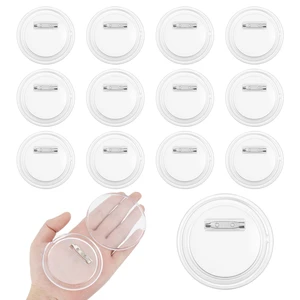 12 Pack 3 Inch Clear Acrylic Button Pins - DIY Custom Pins Badges, Blank Photo Buttons for Crafts, Badge Making, School Projects, Teams, Personalized Gifts 12 Pack 3 Inch Clear Acrylic Button Pins - DIY Custom Pins Badges, Blank Photo Buttons for Crafts, Badge Making, School Projects, Teams, Personalized Gifts
