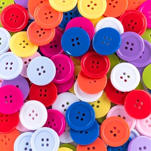 100 Pack 1 Inch Buttons Flatback Sewing Colored for Arts & Crafts, Fashion Clothing, DIY Projects (Assorted) 100 Pack 1 Inch Buttons Flatback Sewing Colored for Arts & Crafts, Fashion Clothing, DIY Projects (Assorted)