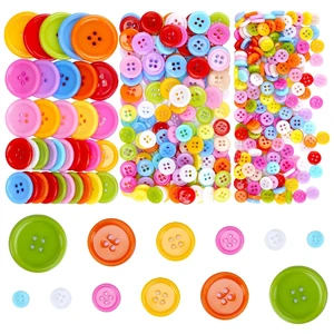 600pcs 6-Size Assorted Round Resin Buttons, 4-Hole Colorful Bulk | Assorted Sizes Colorful Bulk for Sewing Clothes, Manual Painting Art, DIY Handmade Ornaments, and Creative Craft Projects 600pcs 6-Size Assorted Round Resin Buttons, 4-Hole Colorful Bulk | Assorted Sizes Colorful Bulk for Sewing Clothes, Manual Painting Art, DIY Handmade Ornaments, and Creative Craft Projects