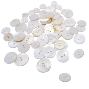 60PCS White Mother of Pearl Buttons Set, Shell Buttons for Sewing, Clothes | Genuine Natural Shell Button, for DIY Sewing Crafts, Clothes, Blazer, Shirts, Suits, 12.5mm/15mm/18mm/20mm, 2 Holes 60PCS White Mother of Pearl Buttons Set, Shell Buttons for Sewing, Clothes | Genuine Natural Shell Button, for DIY Sewing Crafts, Clothes, Blazer, Shirts, Suits, 12.5mm/15mm/18mm/20mm, 2 Holes