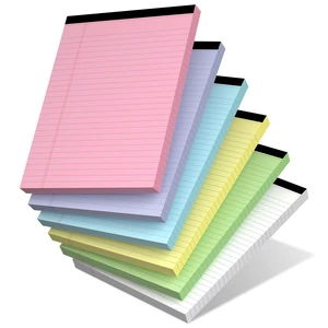 6 Pack Legal Pads 8.5 x 11,300 Sheets, College Ruled Perforated Note Pads | Value Bulk, 50 Sheets/Pack,Sturdy Back Cardboard,Premium Paper,Pads 8.5 X 11 for Home, Office, School, Business 6 Pack Legal Pads 8.5 x 11,300 Sheets, College Ruled Perforated Note Pads | Value Bulk, 50 Sheets/Pack,Sturdy Back Cardboard,Premium Paper,Pads 8.5 X 11 for Home, Office, School, Business