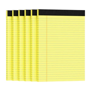 6pcs Legal Pads 8.5 x 11, Yellow Notepad 8.5 x 11.75 College Ruled | Writing Pads of Paper,30 Sheets/Pad, Yellow Note Pads, Notebook 8.5x11.75, Perforate Legal Notepads Narrow Ruled Line 6pcs Legal Pads 8.5 x 11, Yellow Notepad 8.5 x 11.75 College Ruled | Writing Pads of Paper,30 Sheets/Pad, Yellow Note Pads, Notebook 8.5x11.75, Perforate Legal Notepads Narrow Ruled Line