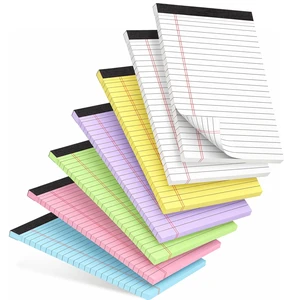 7 PCS Note Pads 5x8 Small Legal Pads 210 Sheets, Perforated Small Notebook Notepad 5 x 8 ,College Ruled Lined Paper Pads 80GSM, Mini Hard Backing Writing Pads Memo for Work School 7 PCS Note Pads 5x8 Small Legal Pads 210 Sheets, Perforated Small Notebook Notepad 5 x 8 ,College Ruled Lined Paper Pads 80GSM, Mini Hard Backing Writing Pads Memo for Work School