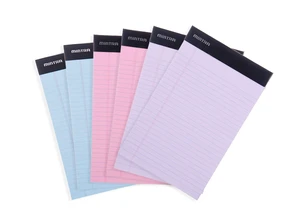 Colorful Legal Pads - Includes 2 Blue, 2 Pink, and, 2 Green Writing Pads, Micro Perforated Lined Sheets, Ideal for Professional & Personal Use, 5"x8" Narrow Ruled, 6 pack Basic Pastel Colorful Legal Pads - Includes 2 Blue, 2 Pink, and, 2 Green Writing Pads, Micro Perforated Lined Sheets, Ideal for Professional & Personal Use, 5"x8" Narrow Ruled, 6 pack Basic Pastel