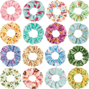 16 Pcs Girls Hair Scrunchies Kawaii Print Ties,Classic Style | Cute Cartoon Unicorn Rainbow Mermaid Designs, Soft Satin Ponytail Holders, Hair Accessories for Kids Women Daily Use 16 Pcs Girls Hair Scrunchies Kawaii Print Ties,Classic Style | Cute Cartoon Unicorn Rainbow Mermaid Designs, Soft Satin Ponytail Holders, Hair Accessories for Kids Women Daily Use