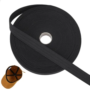 15M Golf Hat Sweat Liner with Four Lines of Indentation, Black Hat Liner Tape for Sewing Craft Accessories Baseball Tennis Hat, 31x2.2mm 15M Golf Hat Sweat Liner with Four Lines of Indentation, Black Hat Liner Tape for Sewing Craft Accessories Baseball Tennis Hat, 31x2.2mm