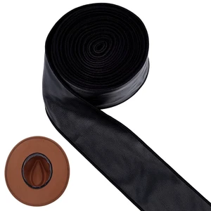5.5 Yards Hat Sweat Liner with Indentation 1.5 Inch Cowboy Hat Sweatband Black Hat Liner Tape Breathable Sweat Liner Pads for Baseball Tennis Hat Sewing Crafts Accessories 5.5 Yards Hat Sweat Liner with Indentation 1.5 Inch Cowboy Hat Sweatband Black Hat Liner Tape Breathable Sweat Liner Pads for Baseball Tennis Hat Sewing Crafts Accessories