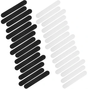 60 Pieces Golf Hat Sweat Liner Hat Size Reducer Liner Size Tape Absorbent Sweat Sweatband Reducing Disposable Tape Sweatband Black and White for Women Men Baseball Golf 60 Pieces Golf Hat Sweat Liner Hat Size Reducer Liner Size Tape Absorbent Sweat Sweatband Reducing Disposable Tape Sweatband Black and White for Women Men Baseball Golf
