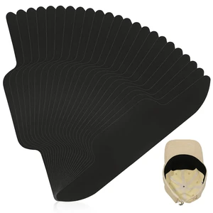 50Pcs Hat Sweat Liner for Baseball Cap, Disposable Absorbing Sweat Band Pad | Hat Sweat Protector Prevents Stains for Men or Women Outdoor Sports or Work, Black 50Pcs Hat Sweat Liner for Baseball Cap, Disposable Absorbing Sweat Band Pad | Hat Sweat Protector Prevents Stains for Men or Women Outdoor Sports or Work, Black