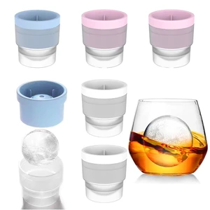 6-Pack 2.4" Ice Ball Mould, Round Ice Mould for Spirits & Cocktail | Premium ice cube mould, ideal for parties and events, creates big spherical ice for whiskey and craft drinks 6-Pack 2.4" Ice Ball Mould, Round Ice Mould for Spirits & Cocktail | Premium ice cube mould, ideal for parties and events, creates big spherical ice for whiskey and craft drinks