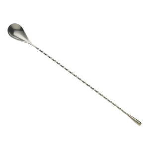Teardrop Bar Spoon, End 11 13/16" (30 cm), Stainless Steel Teardrop Bar Spoon, End 11 13/16" (30 cm), Stainless Steel