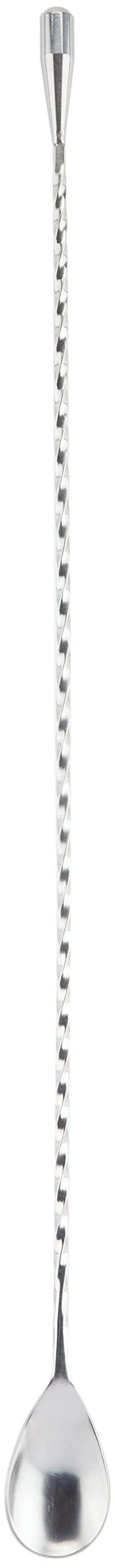 Stainless Steel Weighted Barspoon, Japanese Style Twisted Stem Handle, Teardrop Weight,Silver Stainless Steel Weighted Barspoon, Japanese Style Twisted Stem Handle, Teardrop Weight,Silver