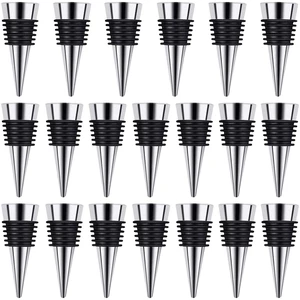 Wine Stopper 20 Pack, Reusable Decorative Bottle Stoppers | Wine Stoppers for Kitchen, Bar, Gifts, Holiday Party, Wedding Wine Stopper 20 Pack, Reusable Decorative Bottle Stoppers | Wine Stoppers for Kitchen, Bar, Gifts, Holiday Party, Wedding