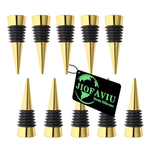 10 Pcs Wine Bottle Stopper Set Kit, Resin Wine Bottle Stoppers Molds Set Accessories, Wine Stopper for Silicone Molds Epoxy Resin (Metal Gold) 10 Pcs Wine Bottle Stopper Set Kit, Resin Wine Bottle Stoppers Molds Set Accessories, Wine Stopper for Silicone Molds Epoxy Resin (Metal Gold)
