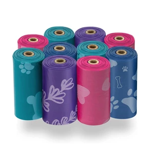 Poop Bags for Dogs - Assorted Colors, 150 Count | Scented, Leak-proof, Easy-Tear perforations, 15 Thick Bags per roll, Outdoor Walking & Travel, Fits Standard Holders Poop Bags for Dogs - Assorted Colors, 150 Count | Scented, Leak-proof, Easy-Tear perforations, 15 Thick Bags per roll, Outdoor Walking & Travel, Fits Standard Holders