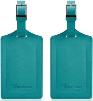 2 Pack Luggage Tags for Suitcases Airplane Travel Essentials | Bright Bag Name Tags TSA Approved, Faux Leather, Privacy Protection Flat, Bright Green 2 Pack Luggage Tags for Suitcases Airplane Travel Essentials | Bright Bag Name Tags TSA Approved, Faux Leather, Privacy Protection Flat, Bright Green
