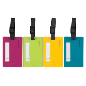 Travelon Set Of 4 Assorted Color Luggage Tags Luggage Tags, Assorted Travelon Set Of 4 Assorted Color Luggage Tags Luggage Tags, Assorted