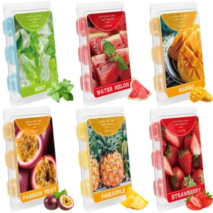 Wax Melts, Scented Wax Cubes Strong Scent for Wax Warmer, 6 Pack | Fall Scented Soy Wax Melt, Home Fragrances Christmas Gift Set - Pineapple, Watermelon, Strawberry, Mango, Passion Fruit, Mint Wax Melts, Scented Wax Cubes Strong Scent for Wax Warmer, 6 Pack | Fall Scented Soy Wax Melt, Home Fragrances Christmas Gift Set - Pineapple, Watermelon, Strawberry, Mango, Passion Fruit, Mint
