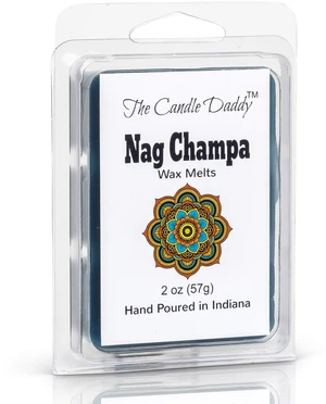 Nag Champa Incense Scented Melt- Maximum Scent Wax Cubes/Melts- 1 Pack -2 Ounces- 6 Cubes Nag Champa Incense Scented Melt- Maximum Scent Wax Cubes/Melts- 1 Pack -2 Ounces- 6 Cubes