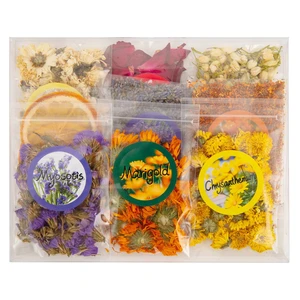 Dried Flower and Fruit Kit for DIY Crafts | Real dried flowers, petals and orange add natural color and texture to soap, candles, bath salts, resin, potpourri and gifts. Dried Flower and Fruit Kit for DIY Crafts | Real dried flowers, petals and orange add natural color and texture to soap, candles, bath salts, resin, potpourri and gifts.