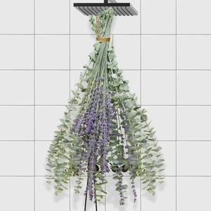 68 PCS Dried Eucalyptus Stems & Lavender Flowers Bundle for Shower, 17'' | Natural real live eucalyptus leaves & aromatic lavender shower plants, mother's day, home decoration, fragrance 68 PCS Dried Eucalyptus Stems & Lavender Flowers Bundle for Shower, 17'' | Natural real live eucalyptus leaves & aromatic lavender shower plants, mother's day, home decoration, fragrance
