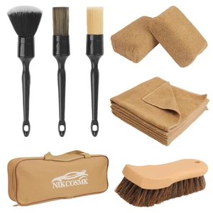 10PCS Car Cleaning Kit, Car Detailing Kit Interior Cleaner, Long Bristle Horse Hair Leather Cleaning Brush, Car Detailing Brushes, Microfiber Cloth & Applicator, Car Cleaning Supplies for Interior 10PCS Car Cleaning Kit, Car Detailing Kit Interior Cleaner, Long Bristle Horse Hair Leather Cleaning Brush, Car Detailing Brushes, Microfiber Cloth & Applicator, Car Cleaning Supplies for Interior
