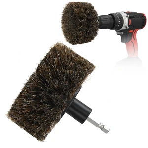 Horse Hair Brush for Drill, for Leather, Car Interior, Upholstery | Car Wheel, Furniture, Carpet Horse Hair Brush for Drill, for Leather, Car Interior, Upholstery | Car Wheel, Furniture, Carpet