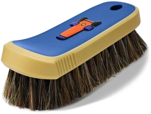 Horse Hair Leather Cleaning Brush, Upgraded Long Bristle, Blue | 360° Soft Grip, Leather Cleaning for Car Interior Seats, Sofa, Upholstery & Furniture Care Horse Hair Leather Cleaning Brush, Upgraded Long Bristle, Blue | 360° Soft Grip, Leather Cleaning for Car Interior Seats, Sofa, Upholstery & Furniture Care