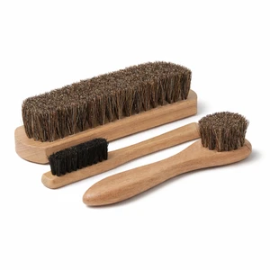 Horsehair Detailing Brush Set Professional 3Piece Leather Cleaning & Care Kit for Bags, Shoes, Accessories, Upholstery & More Soft, ScratchFree Natural Horsehair Brushes Horsehair Detailing Brush Set Professional 3Piece Leather Cleaning & Care Kit for Bags, Shoes, Accessories, Upholstery & More Soft, ScratchFree Natural Horsehair Brushes