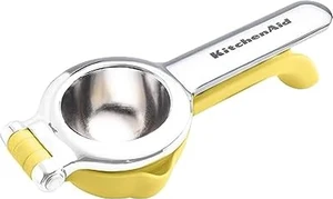 Citrus Juice Press Squeezer for Lemons and Limes with Seed Catcher and Pour Spout, Lemon, 8 Inch Citrus Juice Press Squeezer for Lemons and Limes with Seed Catcher and Pour Spout, Lemon, 8 Inch