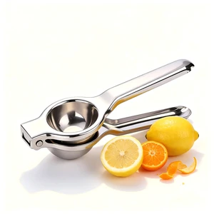 Stainless Steel Handheld Lemon Squeezer, Manual Citrus Juicer, Compact Metal Lime Press for Kitchen Bar, Easy to Clean DNWYPRI Stainless Steel Handheld Lemon Squeezer, Manual Citrus Juicer, Compact Metal Lime Press for Kitchen Bar, Easy to Clean DNWYPRI