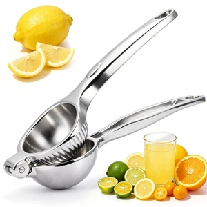 Lemon Squeezer Heavy Duty Metal Manual Hand Press Citrus Juicer for Oranges, Limes, Exprimidor de Limones Durable Metal Citrus Squeezer for Kitchen, Bar, Home Use Lemon Squeezer Heavy Duty Metal Manual Hand Press Citrus Juicer for Oranges, Limes, Exprimidor de Limones Durable Metal Citrus Squeezer for Kitchen, Bar, Home Use