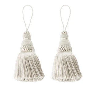 2Pcs Colorful Tassel Key Tassels DIY Accessories(Beige) | 9.5 Inch Tassels for Crafts,Door Tassel for Knobs,Elegant Tassels for Curtain and Home Decoration,Large Decorative Tassels 2Pcs Colorful Tassel Key Tassels DIY Accessories(Beige) | 9.5 Inch Tassels for Crafts,Door Tassel for Knobs,Elegant Tassels for Curtain and Home Decoration,Large Decorative Tassels