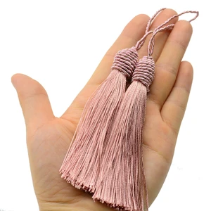 20pcs 15.5cm/6 Inch Silky Floss Bookmark Tassels with 2-Inch Cord Loop and Small Chinese Knot for Jewelry Making, Souvenir, Bookmarks, DIY Craft Accessory (Peach Pink) 20pcs 15.5cm/6 Inch Silky Floss Bookmark Tassels with 2-Inch Cord Loop and Small Chinese Knot for Jewelry Making, Souvenir, Bookmarks, DIY Craft Accessory (Peach Pink)