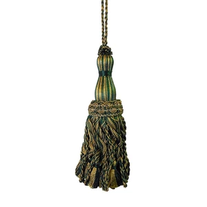 1 Pack Luxury Decorative Tassel with Loop, 11.8in Total Length Double Layer Design, Ideal for Curtain Tiebacks, Home Décor, Keychains, and Craft Projects (E1850_B) 1 Pack Luxury Decorative Tassel with Loop, 11.8in Total Length Double Layer Design, Ideal for Curtain Tiebacks, Home Décor, Keychains, and Craft Projects (E1850_B)